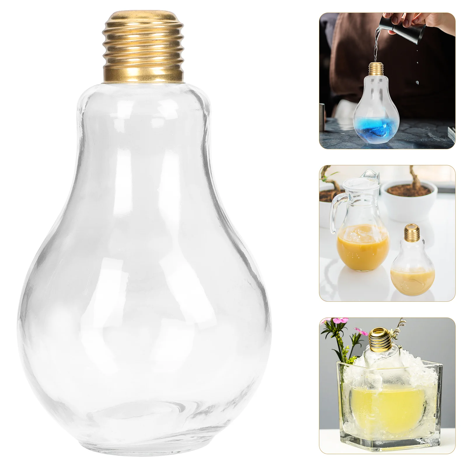 

Cup Bulb-shaped Cup Red Holder Creative Cocktail Glass Container for Party Bar Banquet Gift