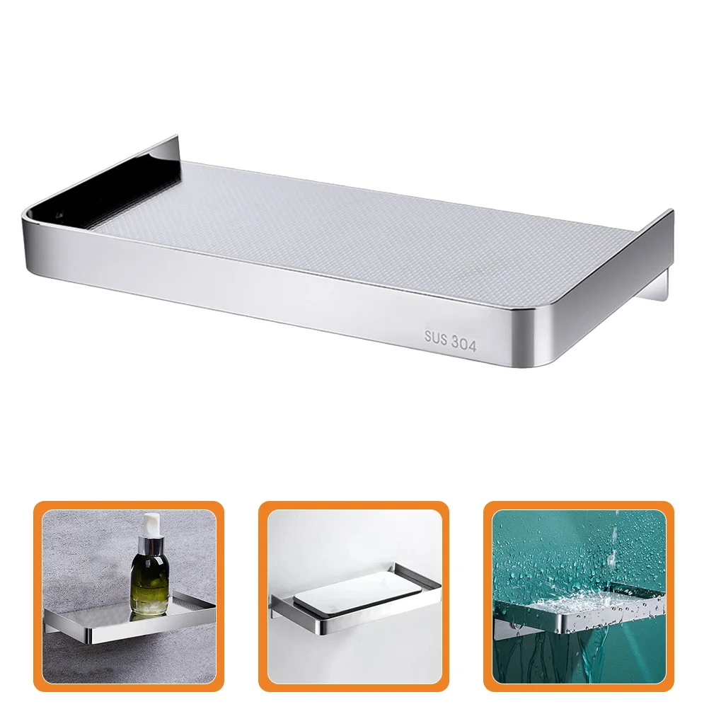 

Wallholder Shelf Stand Mounted Controller Toiletstorage Bathroom Dish Soap Bar Readingglasses Cell Control Remote Organizer