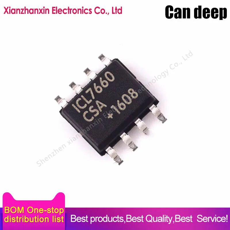 

5~20pcs/lot ICL7660CSA ICL7660 SOP-8 Switching regulator new voltage conversion chip