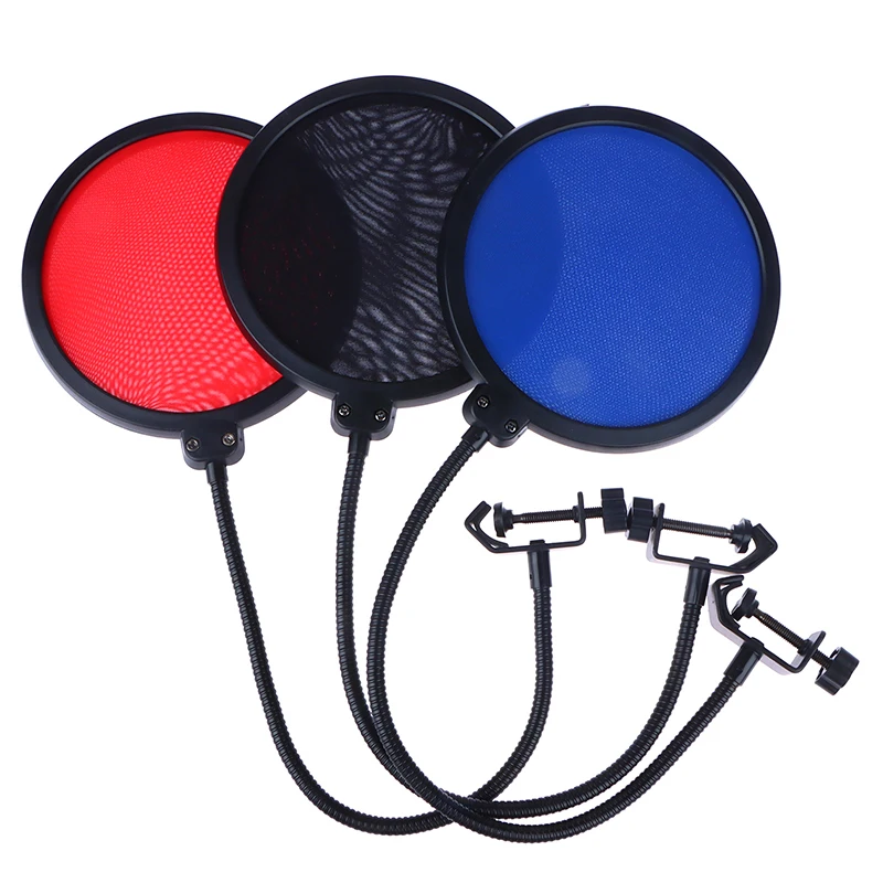 

1Pc Microphone Pop Filter Spray Windscreen Mesh For Broadcast Record For Speaking Recording Accessories Microphone Filter Tools