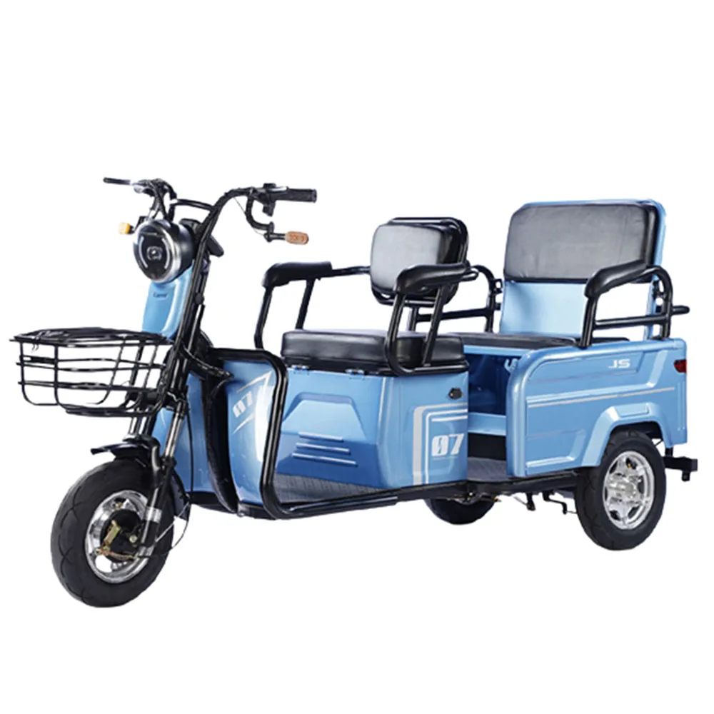 

48/60/72V Electro-Tricycle 20A Lithium Battery Mobility Scooter 600/800W Differential Motor Aluminum Alloy Integrated Wheel