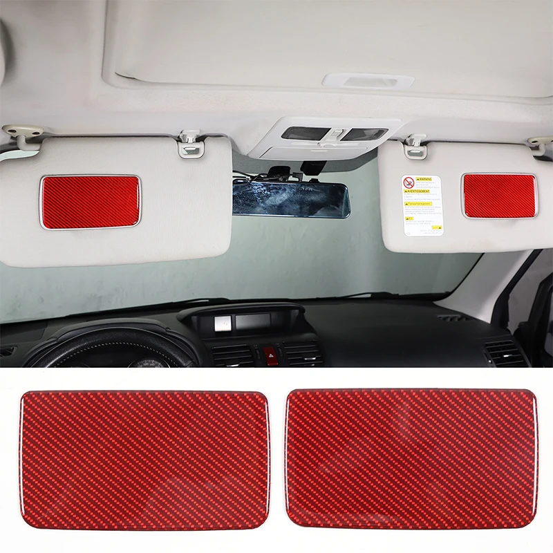 

For Subaru Forester 2013-2018 Soft Carbon Fiber Car Cosmetic Mirror Panel Sticker Auto Interior Accessories