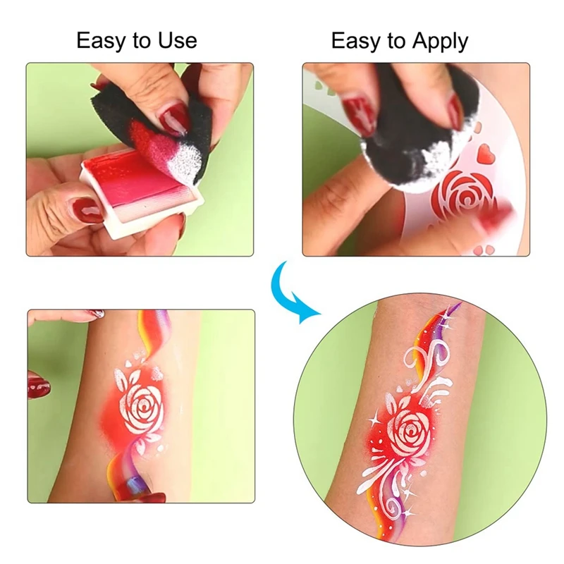 Губки для рисования лица черные губки высокой плотности художественных работ и