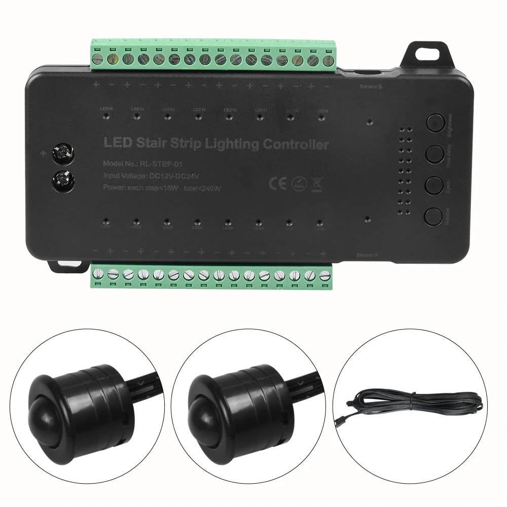 HERULED RGB Контроллер для светодиодной ленты 16 каналов