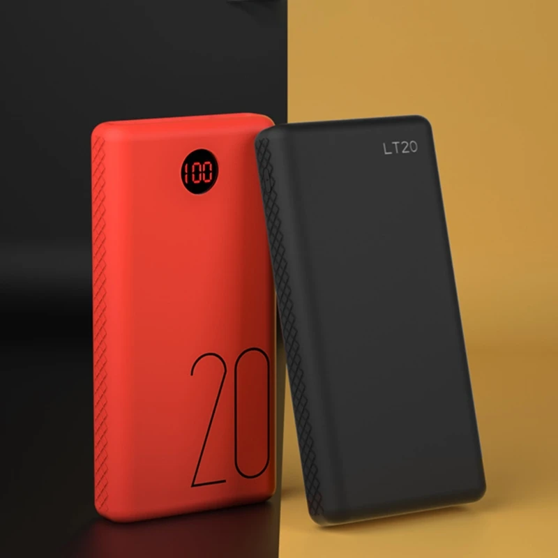 Портативный силиконовый чехол для Romoss LT20 20000 мАч противоскользящий защитный