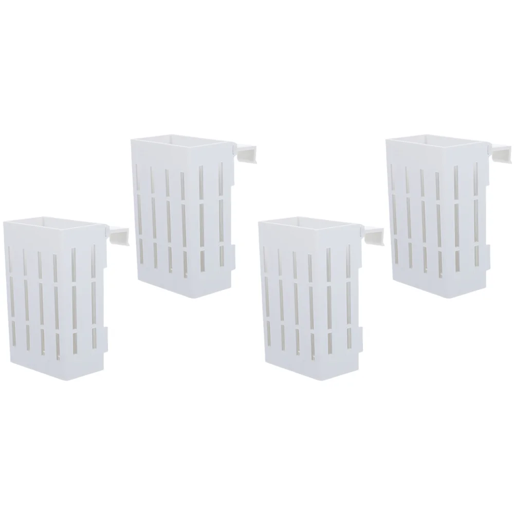 

4 Pcs Microwave Accessories Hanging Basket Holder Aquatic Planter Pot Plants Plastic