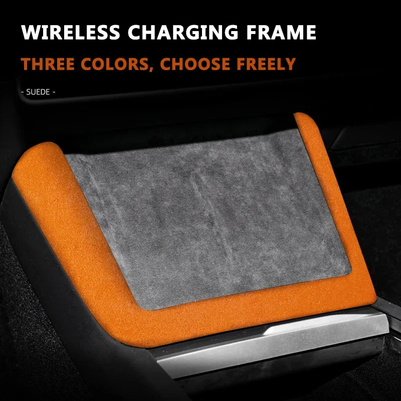 Для Tesla Model 3 Highland 2023 2024 центральное управление Беспроводная зарядка Защитный