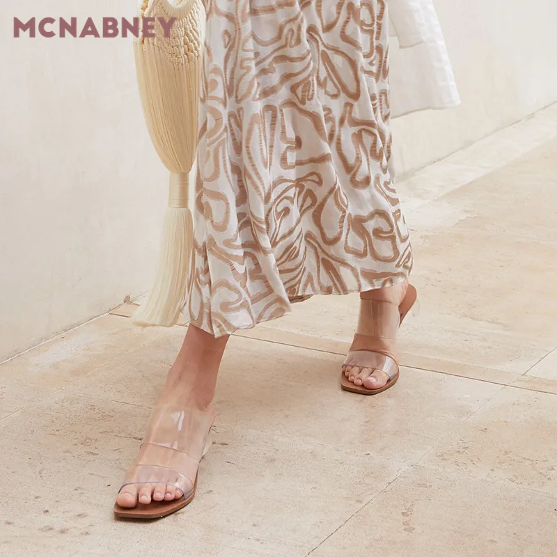 Crystal Ball Heel Transparent Slippers Temperament Transparent Word Belt Fairy Style New Jelly Sandals High Heeled Women's Shoes