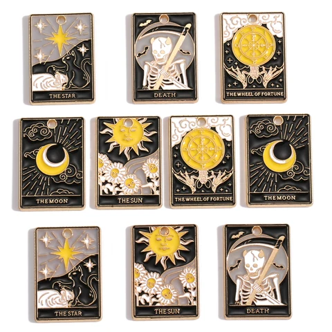 Сплавные подвески-талисманы кошки 5 шт. YuenZ