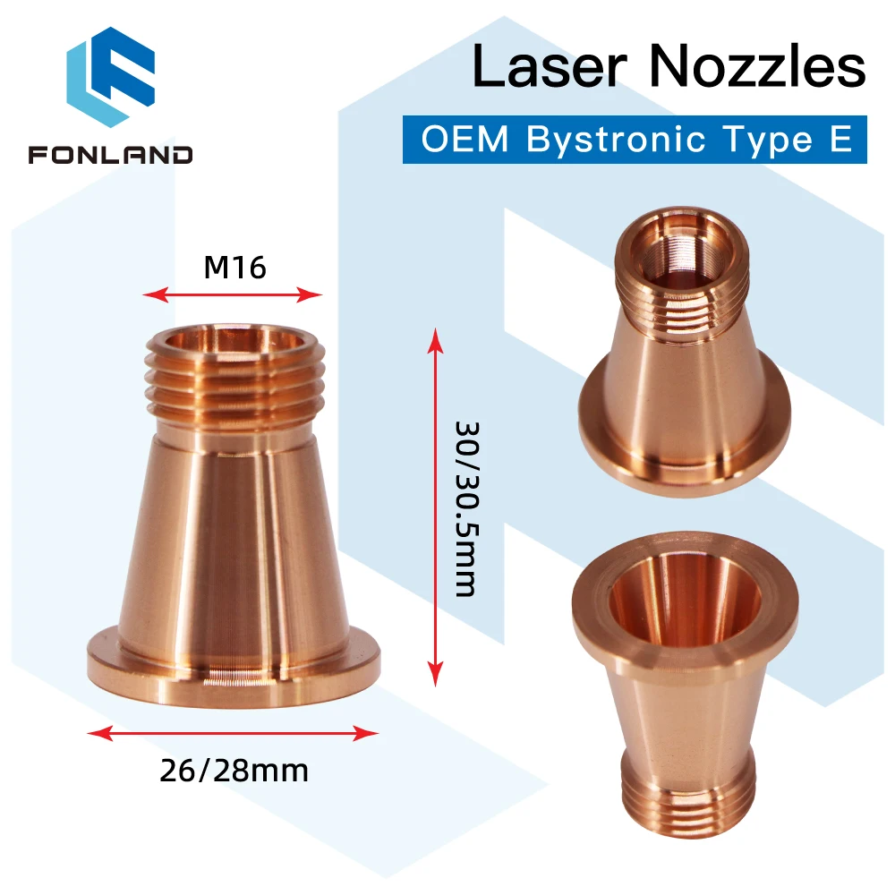 Bystronic Fiber Laser Nozzle Base D26/28mm H30/30.5 Bystronic Laser Cutting Machine Spare Parts Laser Nozzle Seat for Laser Head