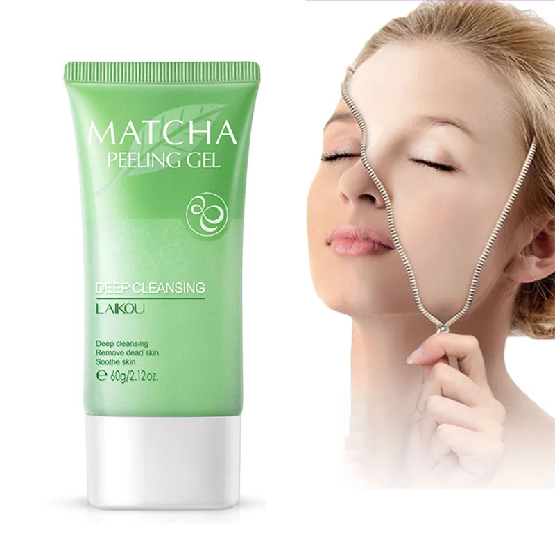 Matcha Esfoliante Para Rosto Gel Creme Clareador De Manchas Pele Exfoliating Scrub Face And Body Lotion Eclaircissante Peeling