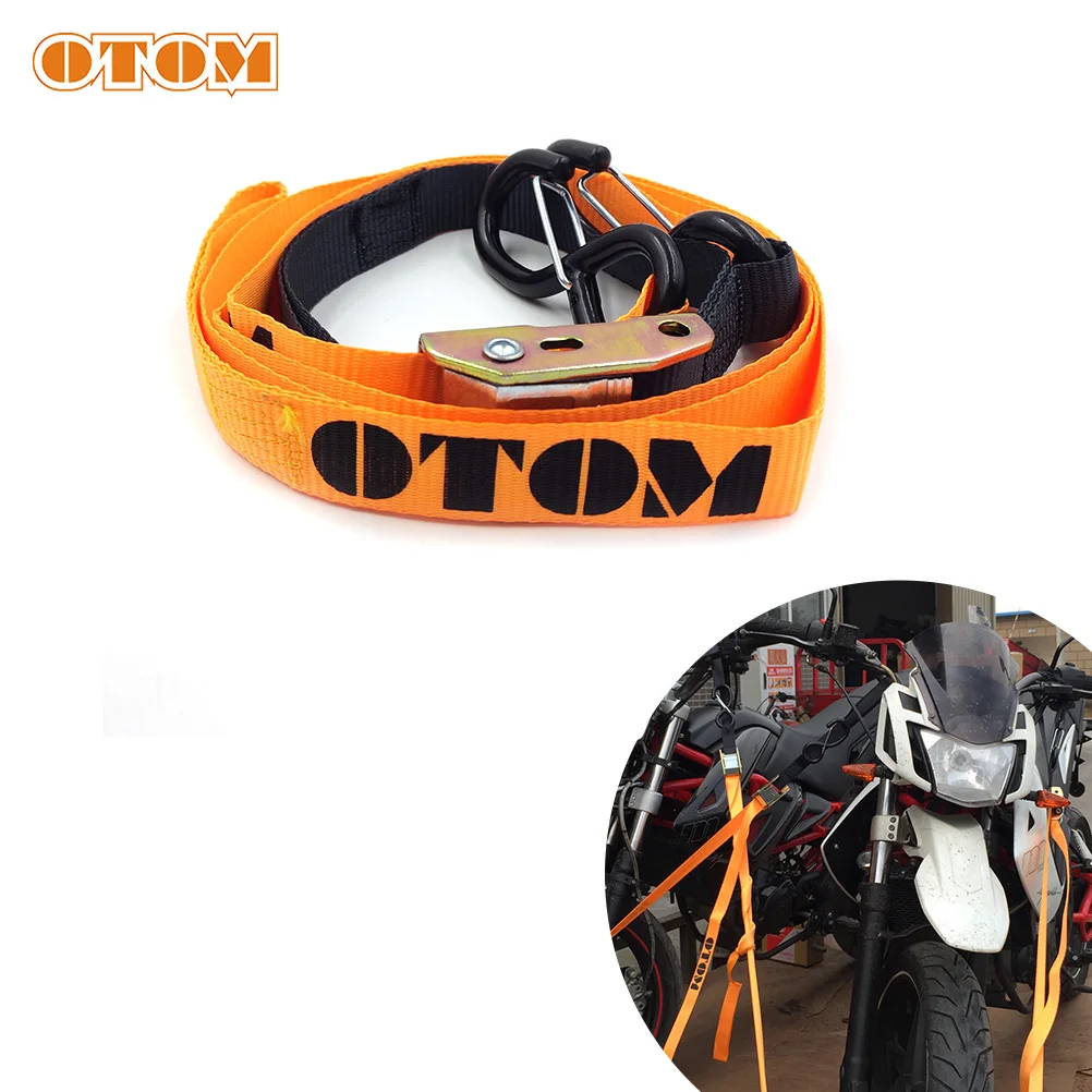 

OTOM Motorcycle Fixed Strap Tension Rope Quick Release Buckle Universal Tie Downs For HONDA YAMAHA SUZUKI KAWASAKI KTM EXC CRF