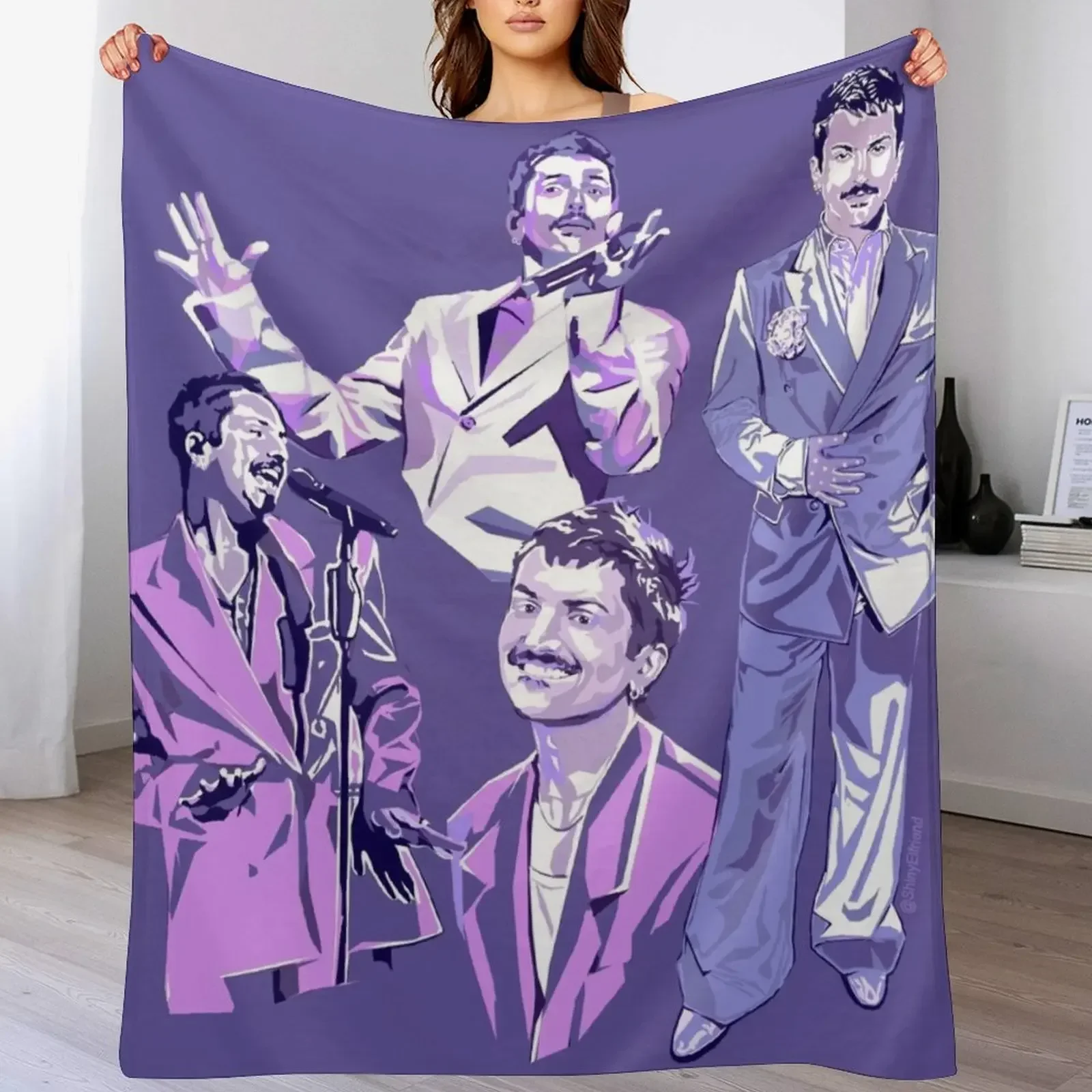 Одеяло Mitch Grassi из Pentatonix среда модные одеяла для диванов