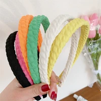 korean girls hairband candy colors hair hoop bezel summer holiday headwear simple women hair accessories headbands