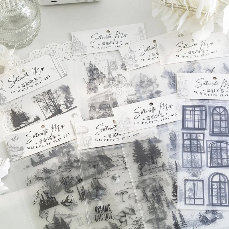 

Водостойкая декоративная наклейка на окна, 2 листа