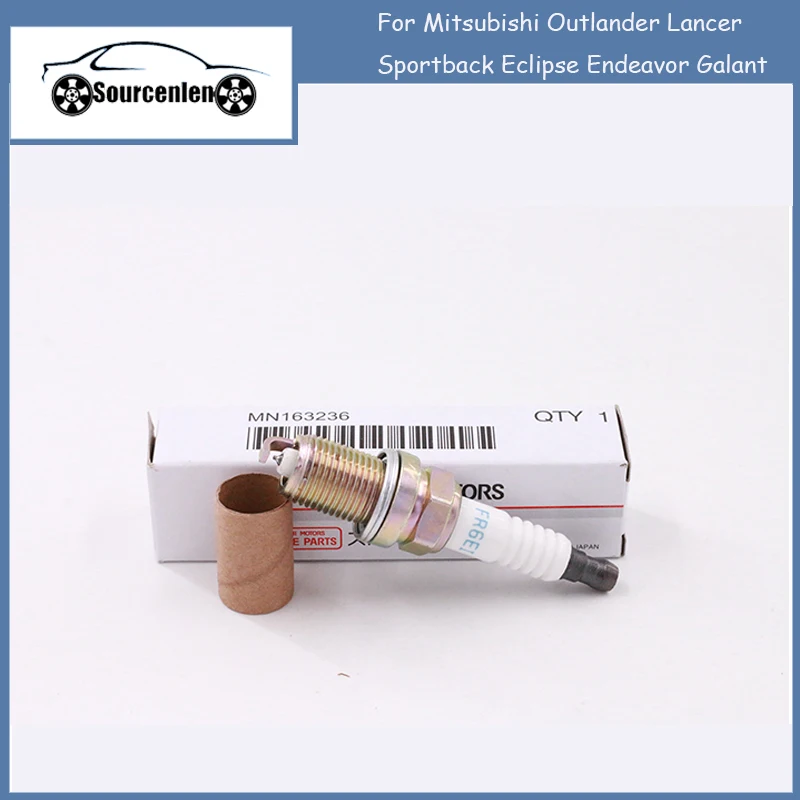 

4pcs MN163236 FR6EI Iridium Spark Plug for Mitsubishi Outlander Lancer Sportback Eclipse Endeavor Galant 3.8 Ignition Plugs