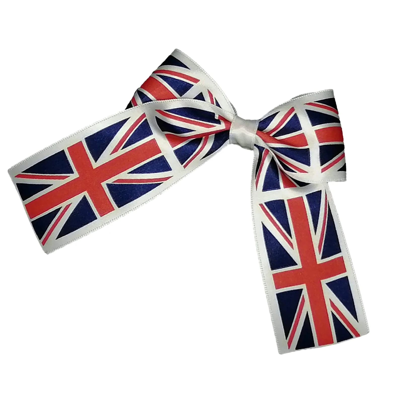 

Британский флаг бант для волос ручной работы в стиле Союза Джека заколка для волос юбилейный аксессуар для волос Британская мода