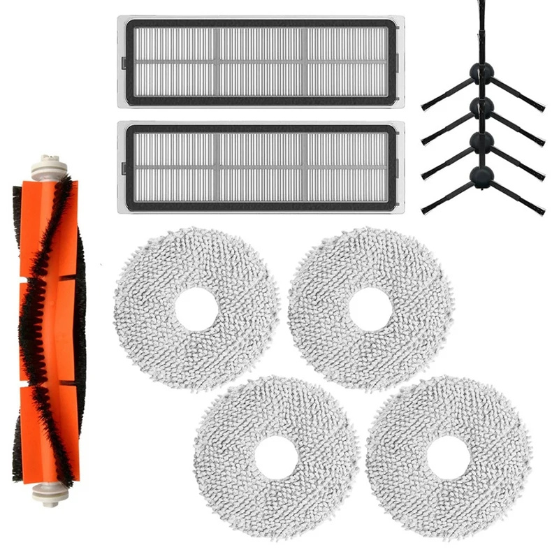 

Main Brush Side Brush HEPA Filter Replacement Compatible For Dreame Bot L10S Ultra Robots Vacuums Cleaner