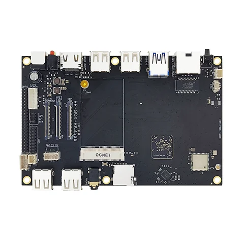 Плата разработки Rockchip RK3566 RK3566 Основная плата 3566 Rockchip Rongpin RP-BOX-RK3566