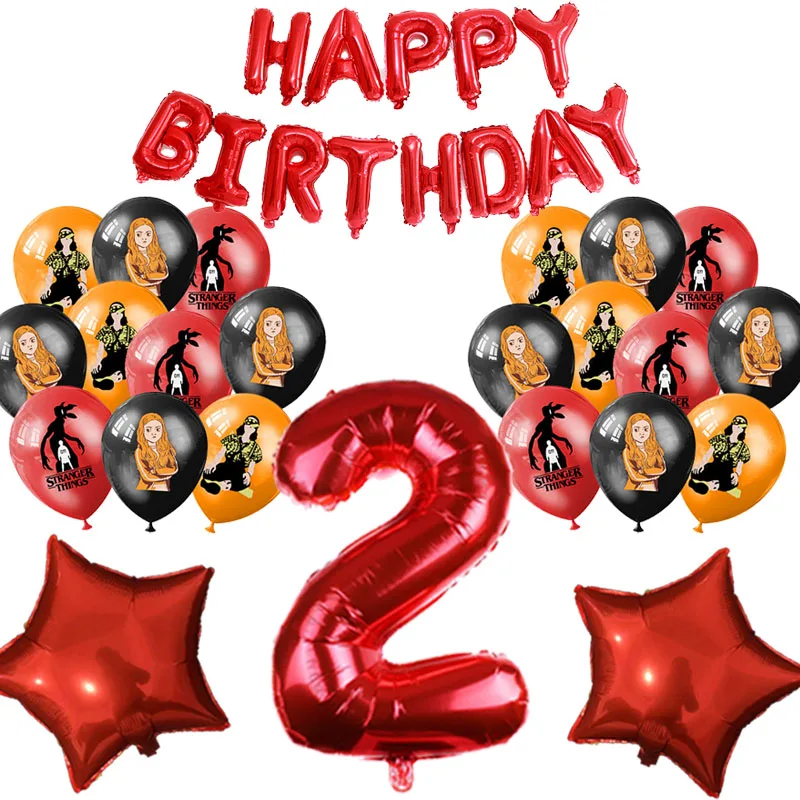 Детский праздничный шар в виде цифр 32 дюйма |