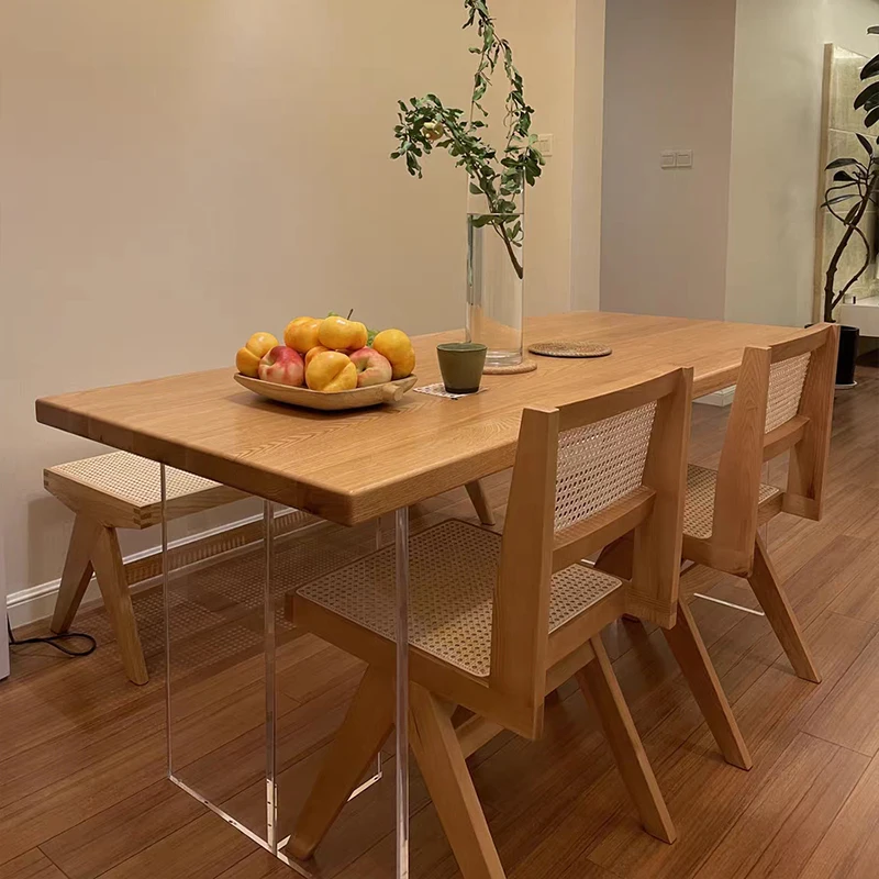 

Современный акриловый обеденный стол на заказ с подвеской, простой подвесной обеденный стол «зольный остров» Jifeng, домашний стол для переговоров