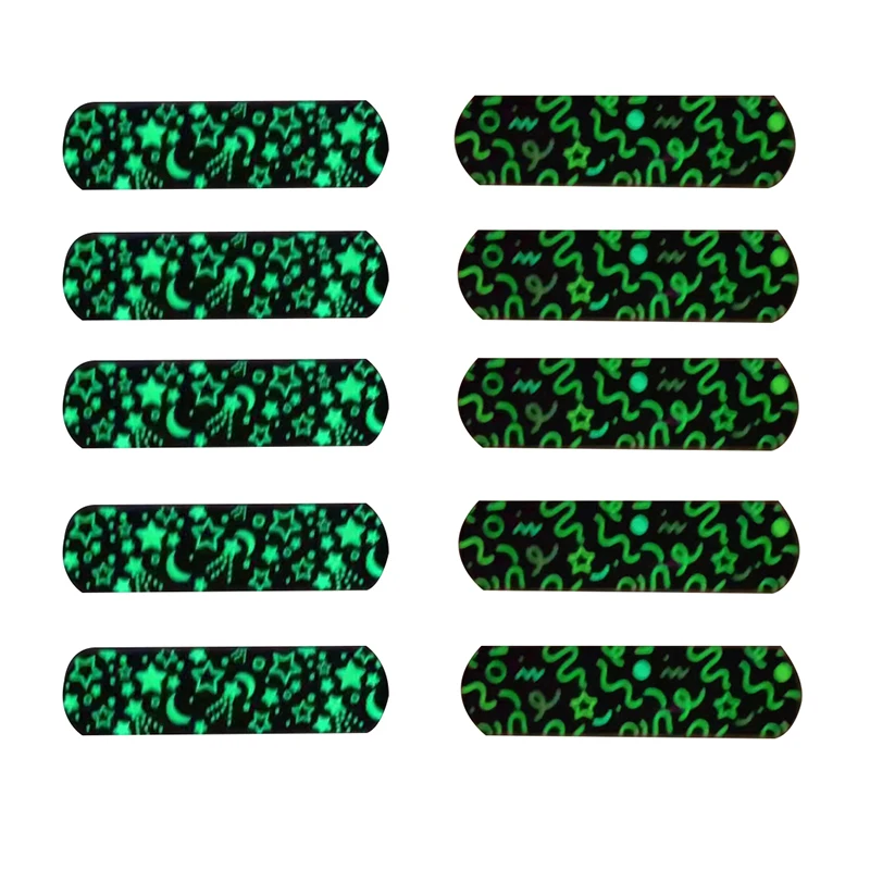 5 шт./набор светящиеся пластыри с рисунком