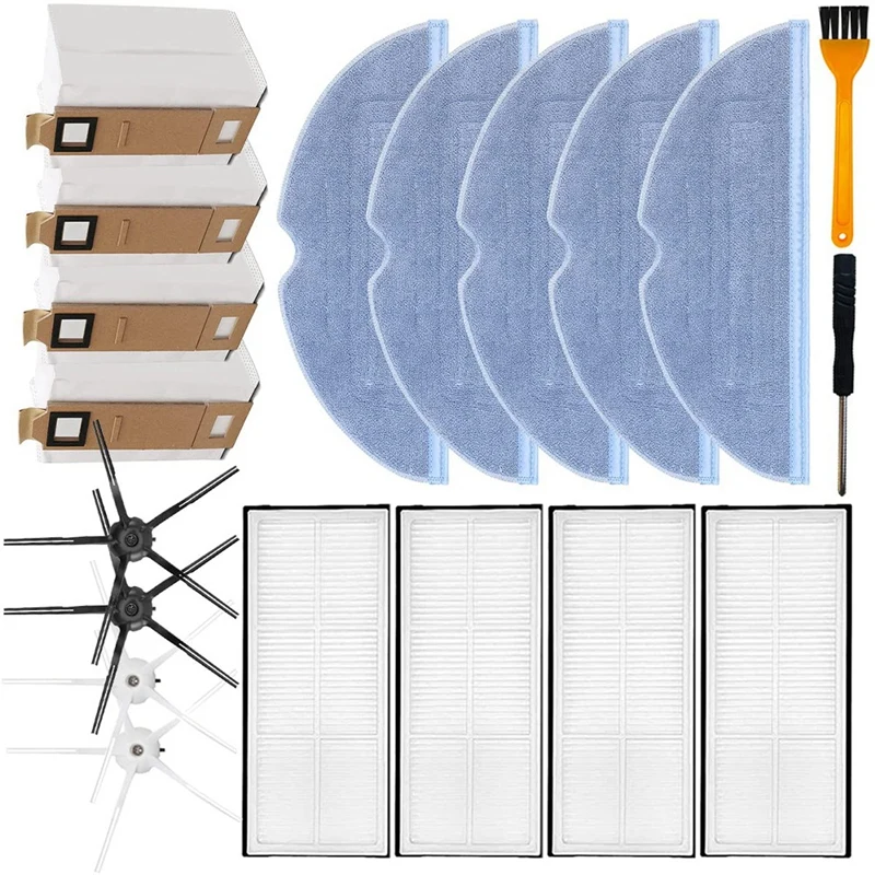 

Replacement Parts Side Brush HEPA Filters Mop Pads Dust Bag For Roborock S7 T7S Vacuum Cleaner Accessories