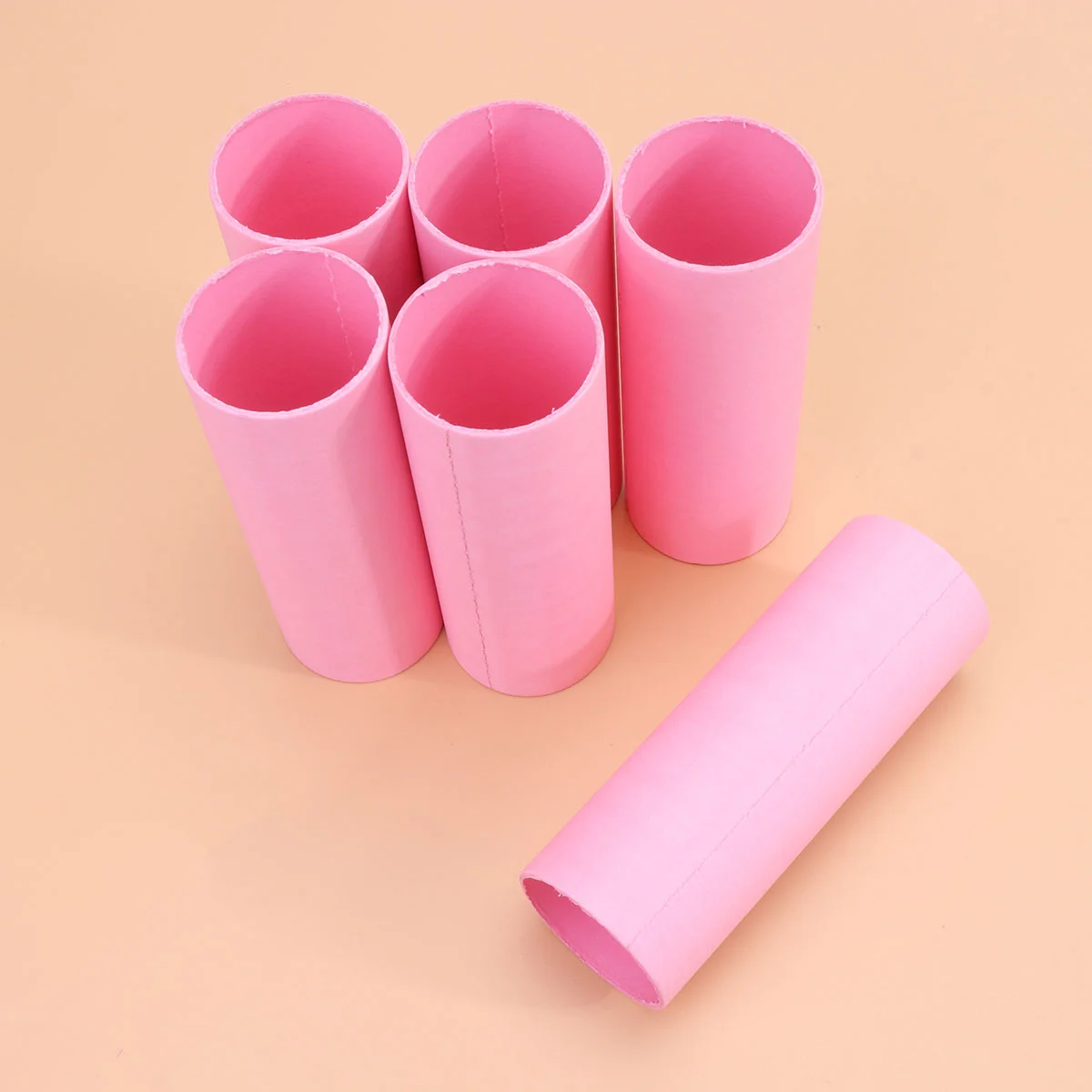 

30 Pcs Paper Towel Roll Child Colored Toilet Small Cardboard Tubes Paintings