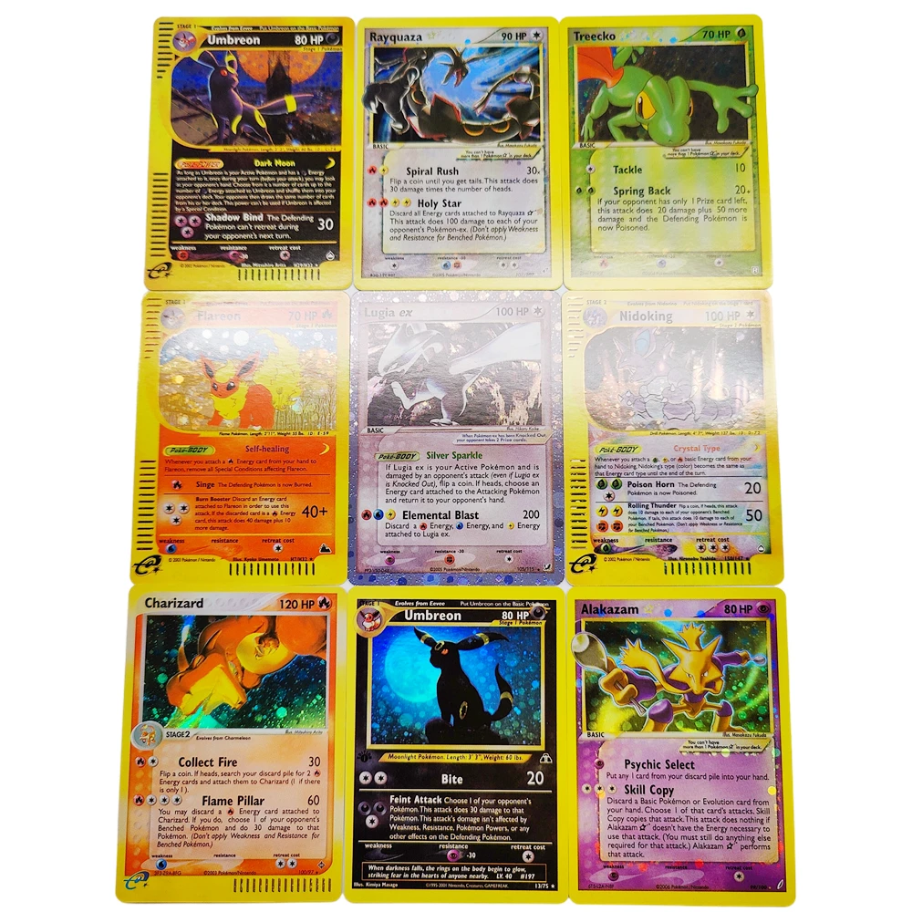 54 шт. аниме-карта памяти покемона |