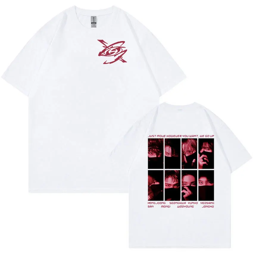 Футболка Мужская/Женская хлопковая оверсайз с принтом Ateez