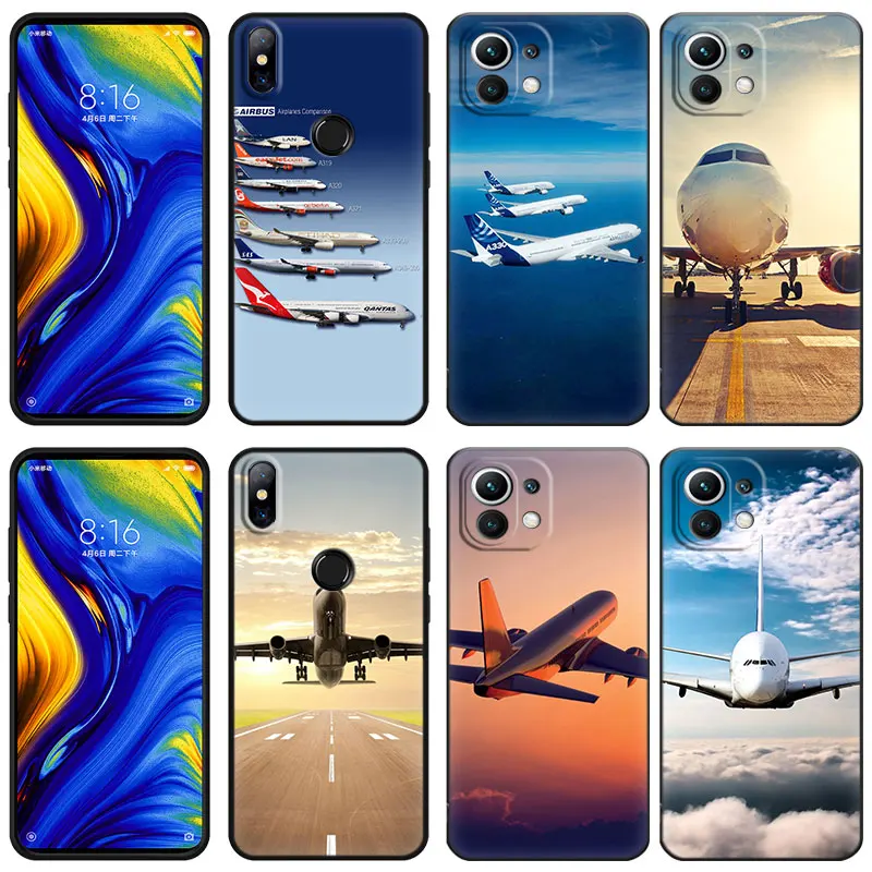 Чехол для телефона Xiaomi Mi 12 11 A2 6 X Lite NE 11i 11T 10T POCO X3 X4 NFC GT F3 M3 M4 S Pro 5G C40, черный, мягкий