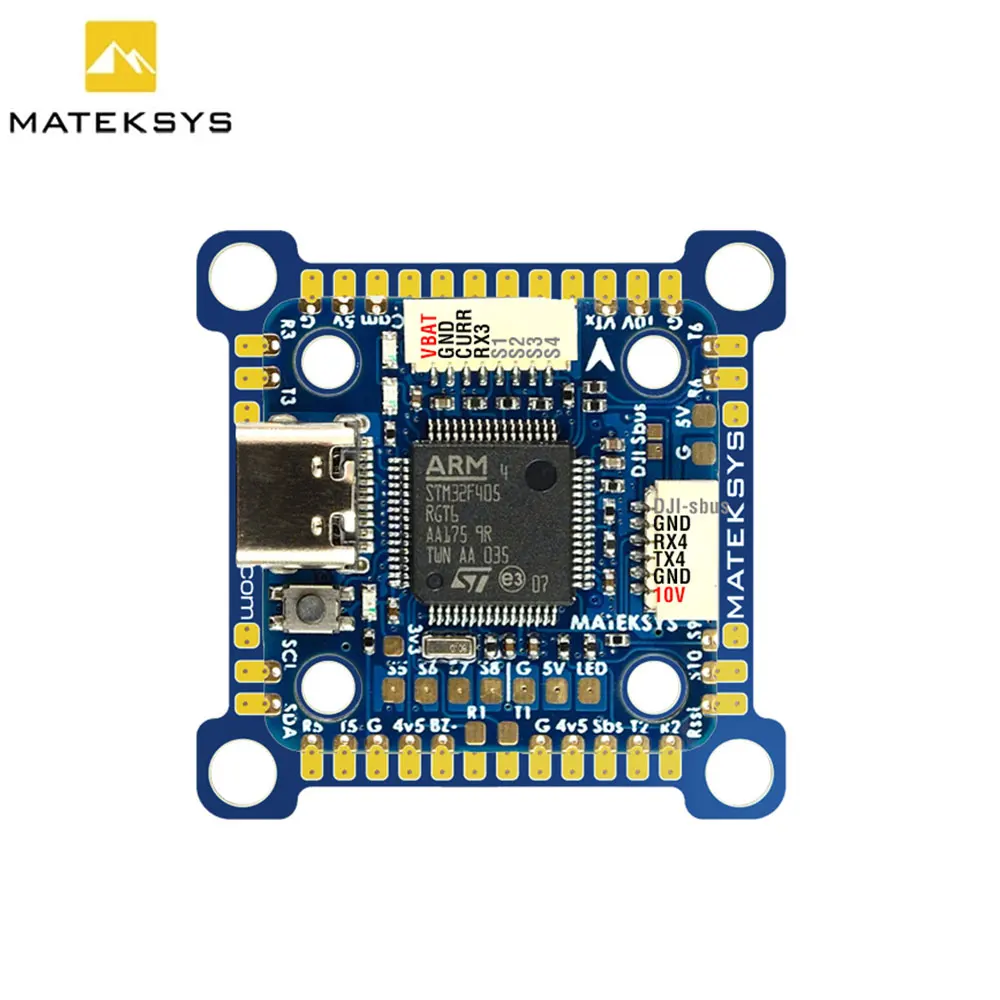 Контроллер полета MATEK F405-MiniTE OSD Baro Blackbox F405 STM32F405RGT6 ArduPilot INAV BetaFlight для самолета ру FPV