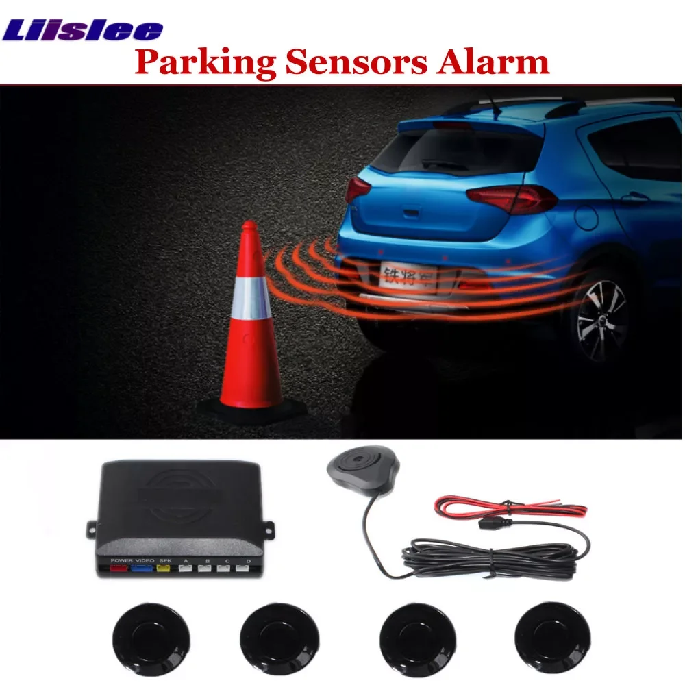 

AUTO PDC Visible Car Parking System 4 Radar Sensors Distance Sound Alarm Alert Accessories Rear Reverse Camera