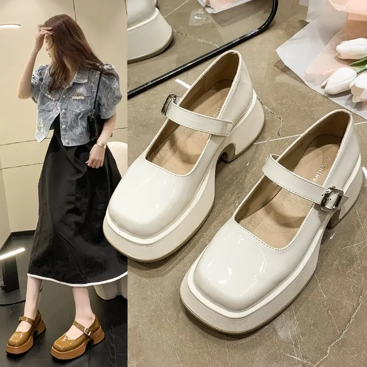 

Новинка, женская обувь для косплея в стиле "Лолита" с изображением ангела, женские туфли-лодочки на танкетке на высоком каблуке, женские вече...