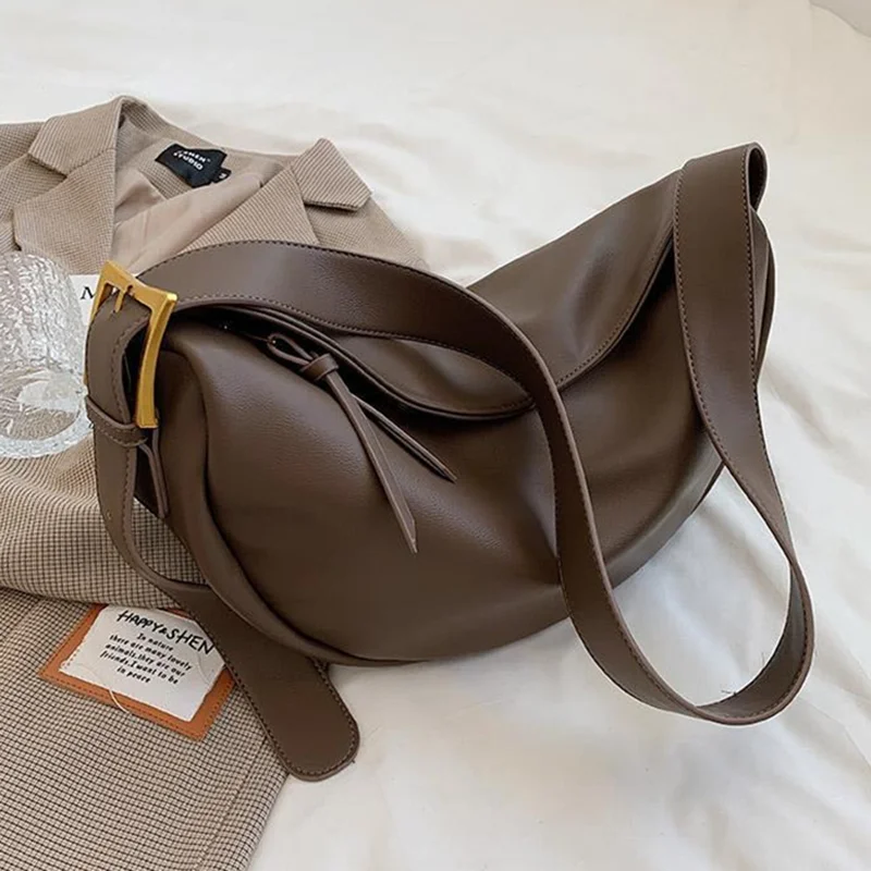 

Женская сумка 2023, трендовая кожаная сумка через плечо, винтажная Повседневная сумка для подмышек с бантом, пельмени большой емкости с бантом, бесплатная доставка