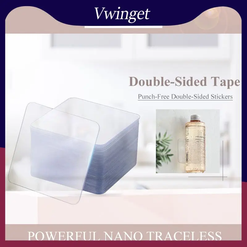 

Universal Nano Traceless Double-sided Adhesive Hook Strong Viscose Kitchen Wall Hanging Wall Free Punching Paste Wall Plug Hook