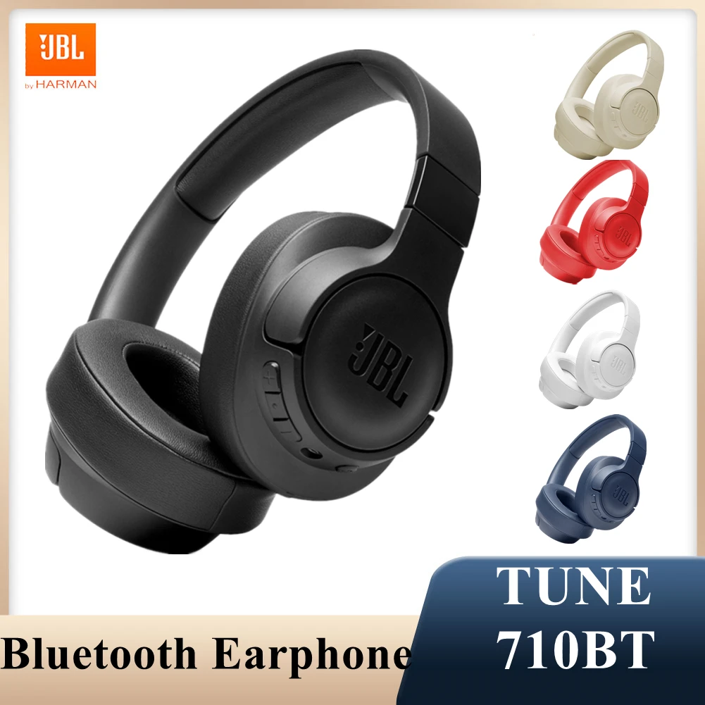 JBL TUNE Foldable Wireless Bluetooth Headphone Long Battery Life Earphone Hands-free Calling Headset With Deep Bass Sound
