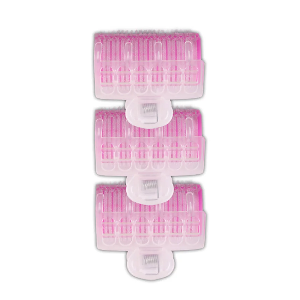 

3Pcs Hair Rollers Grip Salon Hairdressing Curlers Tool with Clips