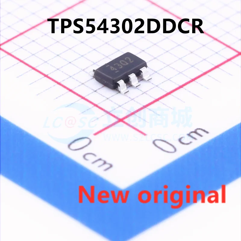 

10pcs New original TPS54302DDCR 4302 SOT23-6 TPS54302 Synchronous Step-down Buck Converter IC Chip