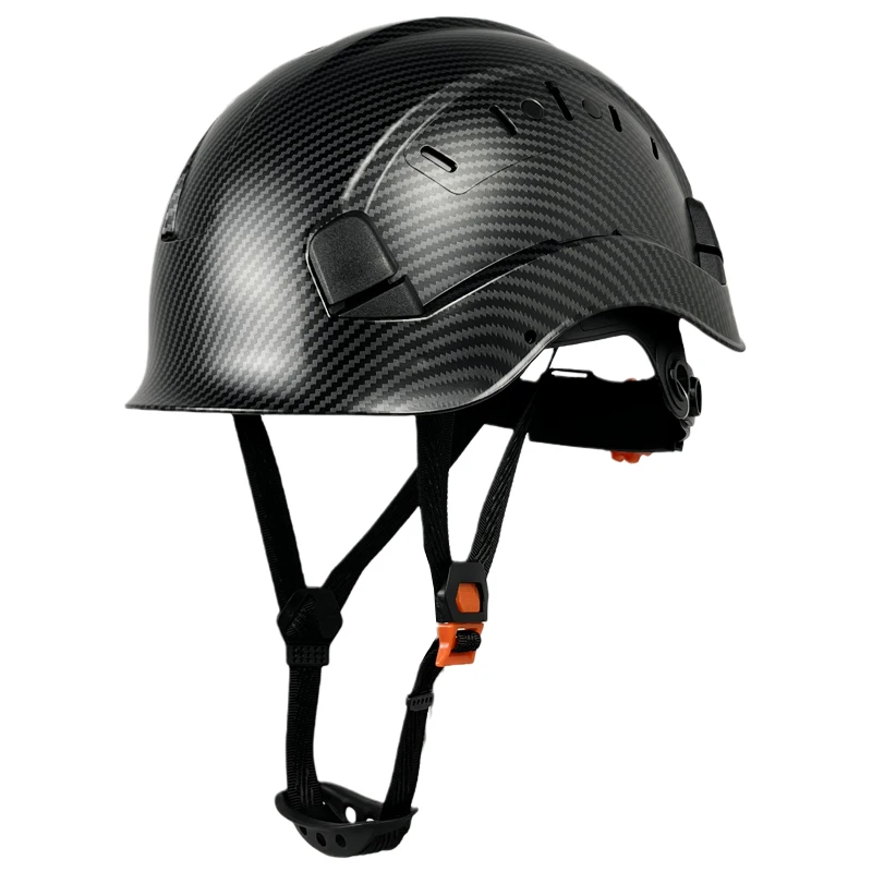 

Carbon Fiber Pattern CE Safety Helmet For Engineer Construction Hard Hats ABS Protective Work Cap For Men Industrial