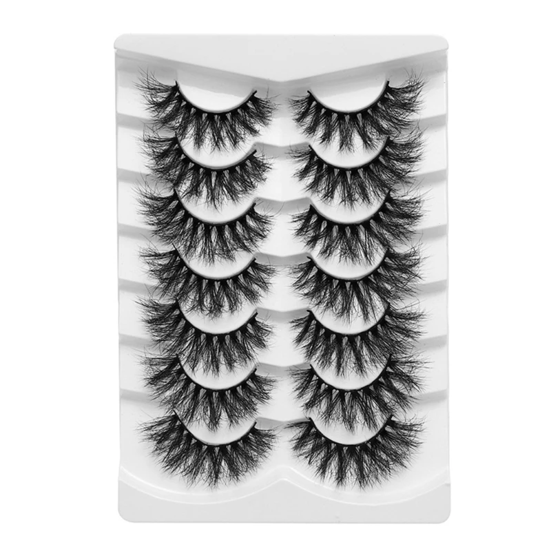 

Fake-Lashes False Eyelashes Cat Eye Lashes Faux Mink Lashes Natural LookFluffy Wispy Lashes That Look Like Extensions