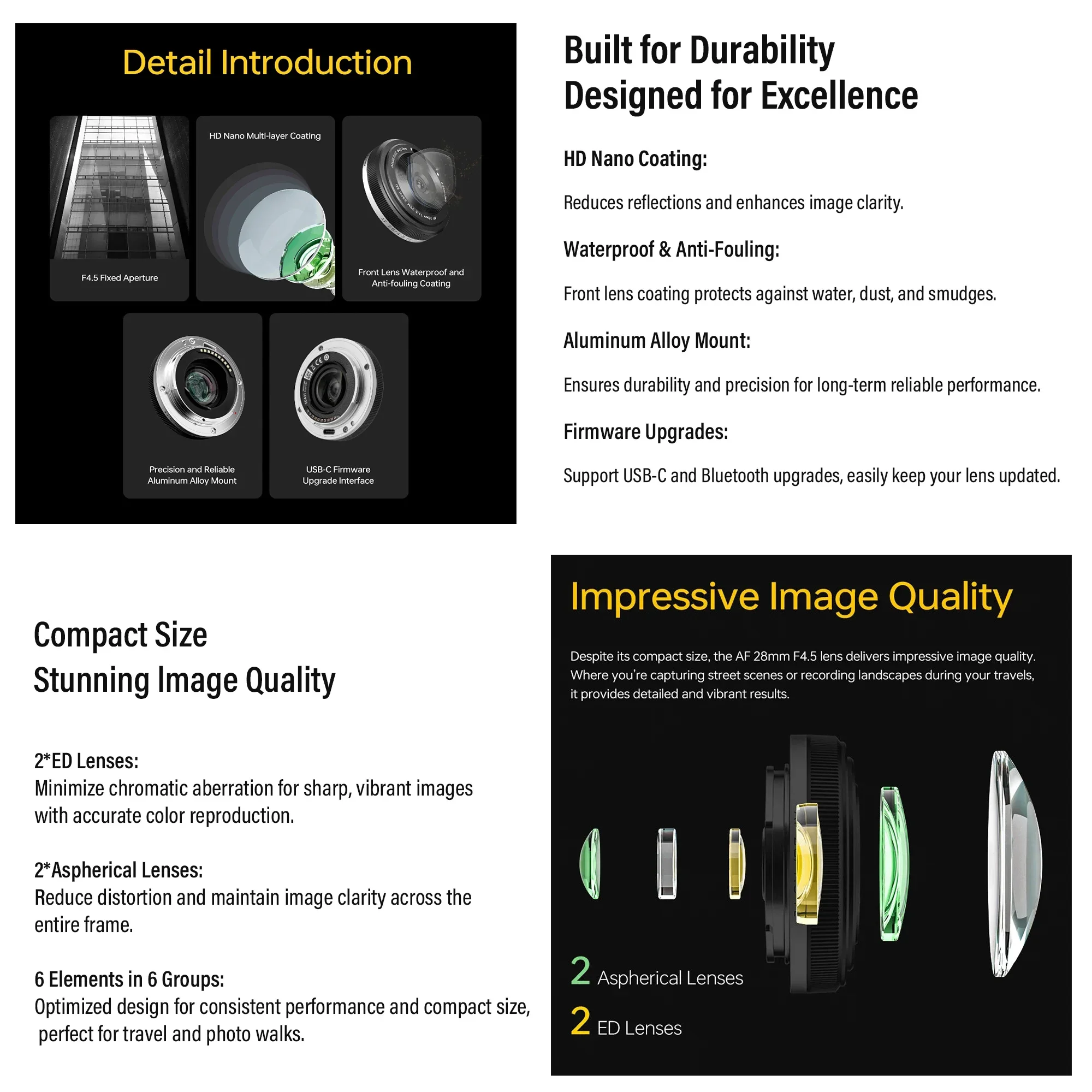 VILTROX AF 28 мм F4 5 автофокус полнокадровый ультратонкий объектив с фиксированным