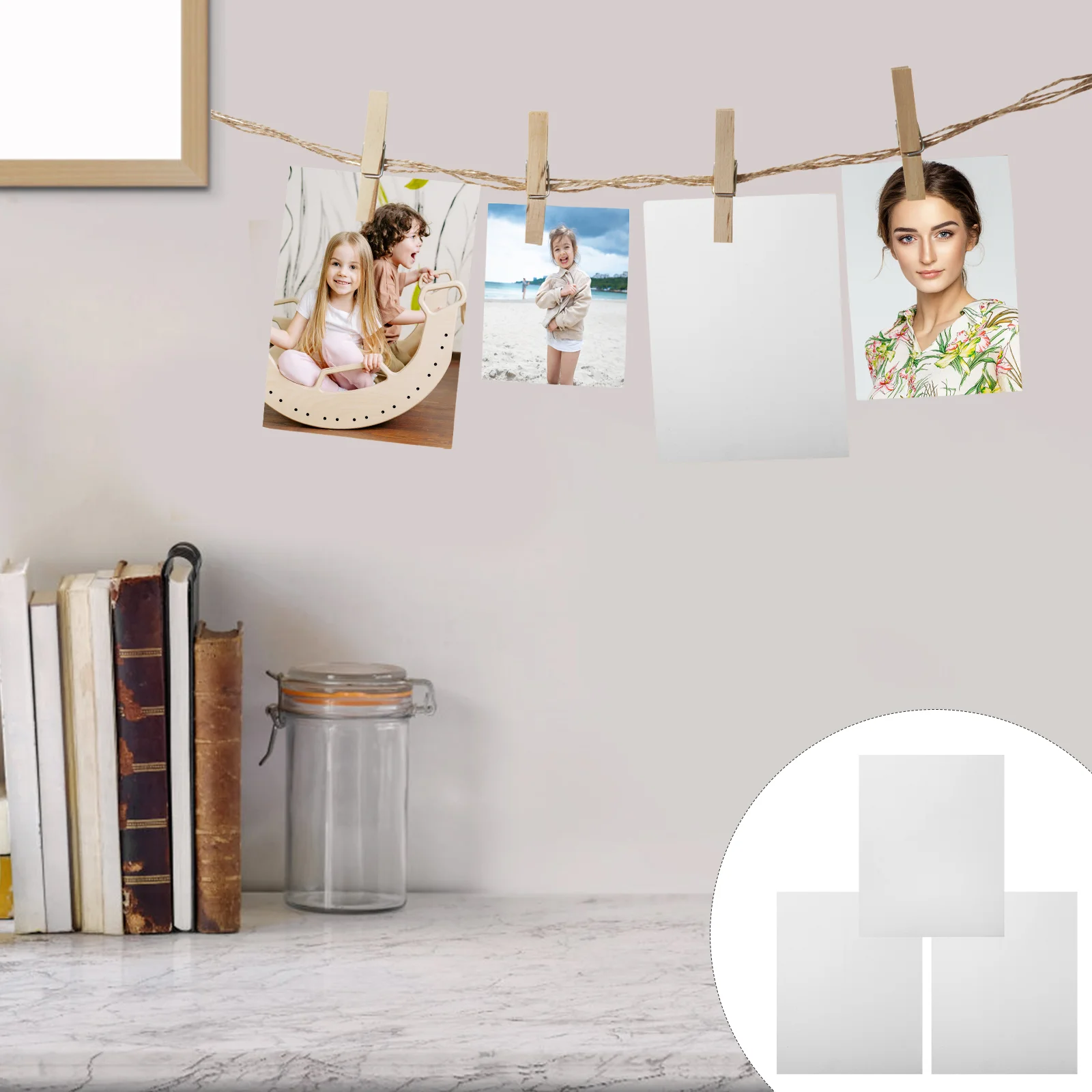 

3Pcs DIY Blank Aluminum Plate Metal Board Photo Blank Sign Metal Board