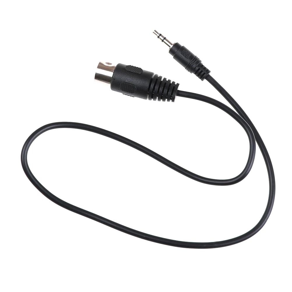 

1pcs 50cm 0.5m DIN 5 Pin Din MIDI Male Plug To 3.5mm Male Stereo Jack Audio Cable
