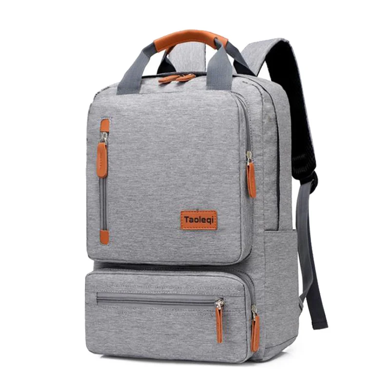 

2022 Casual Business Men Computer Ackpack Light 15 Inch Laptop Bag Waterproof Oxford Cloth Lady Anti-theft Travel Backpack Gray