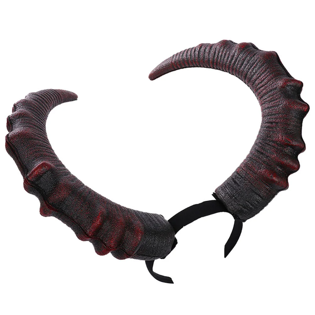 

Demon Horn Headband Ox Hair Decoration Cosplay Headbands Men Horns Hairband Festival Girls Accessories Make