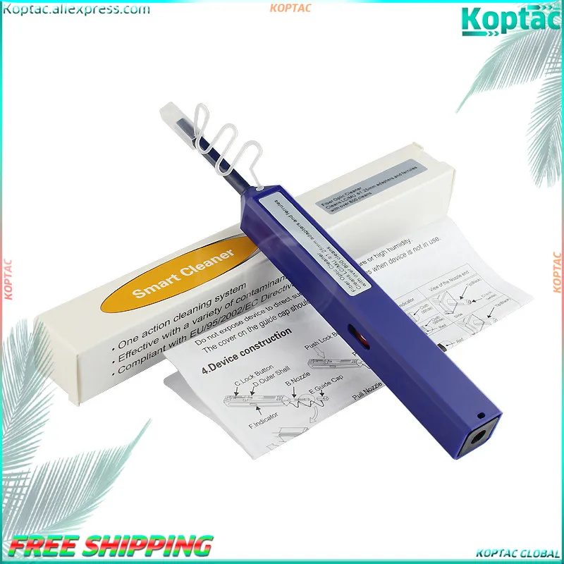 

Free Shipping 5 Pcs One-Click Fiber Optic Connector Cleaner Pen For 1.25mm LC MU Connectors Fiber Optic Tools Surprise Price
