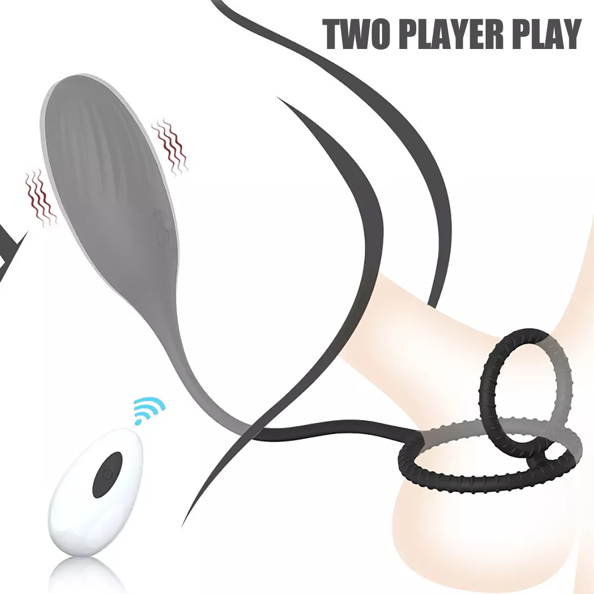 Вибрирующее кольцо на член анальная пробка массажер простаты стимулятор для