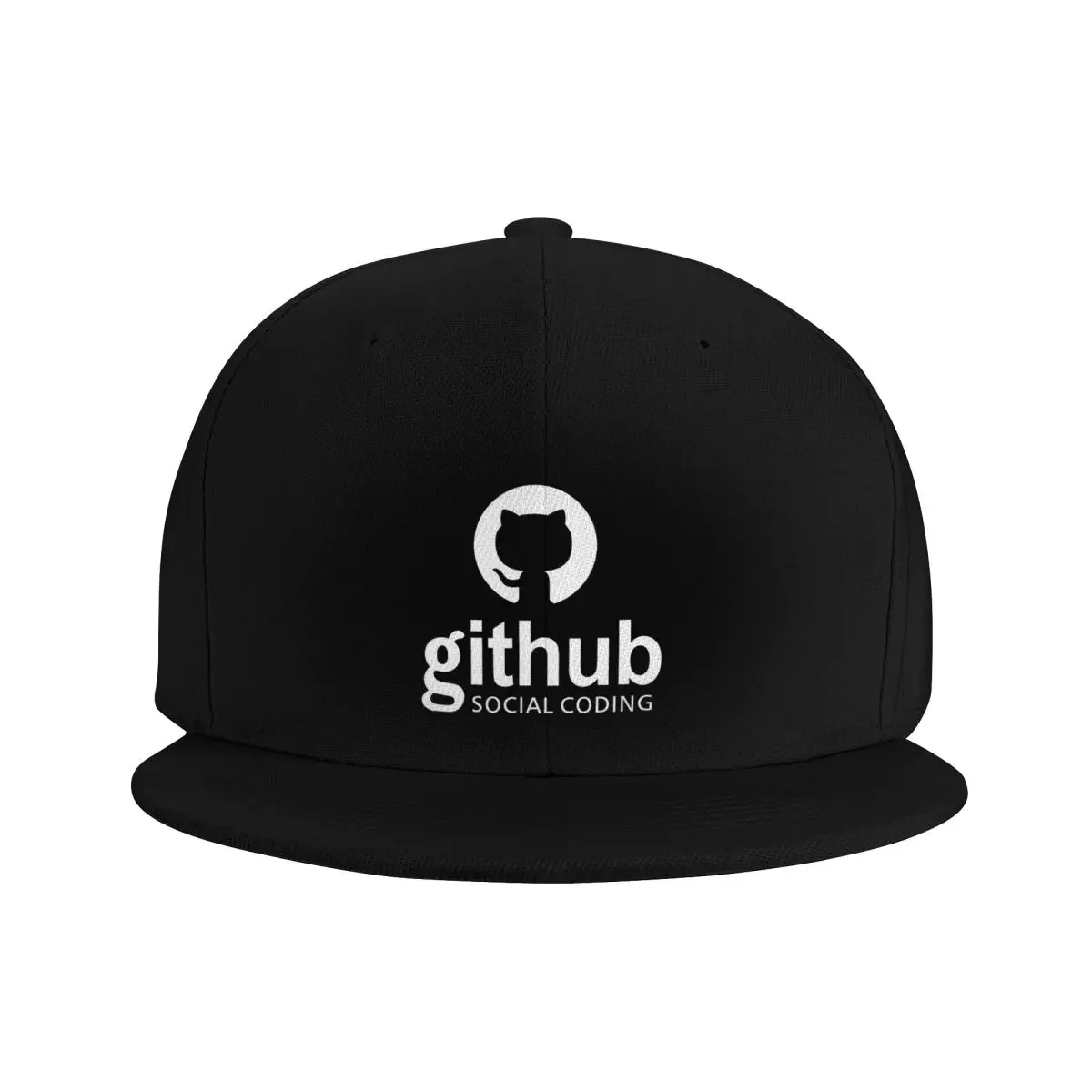 Фото Github социальная кодировка шляпы в стиле хип-хоп уличные регулируемые повседневные бейсболки солнцезащитная шляпа №2