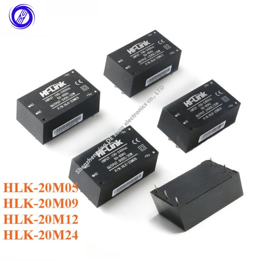 Мини-изолирующий переключатель AC-DC 20 Вт Модуль питания от переменного тока до